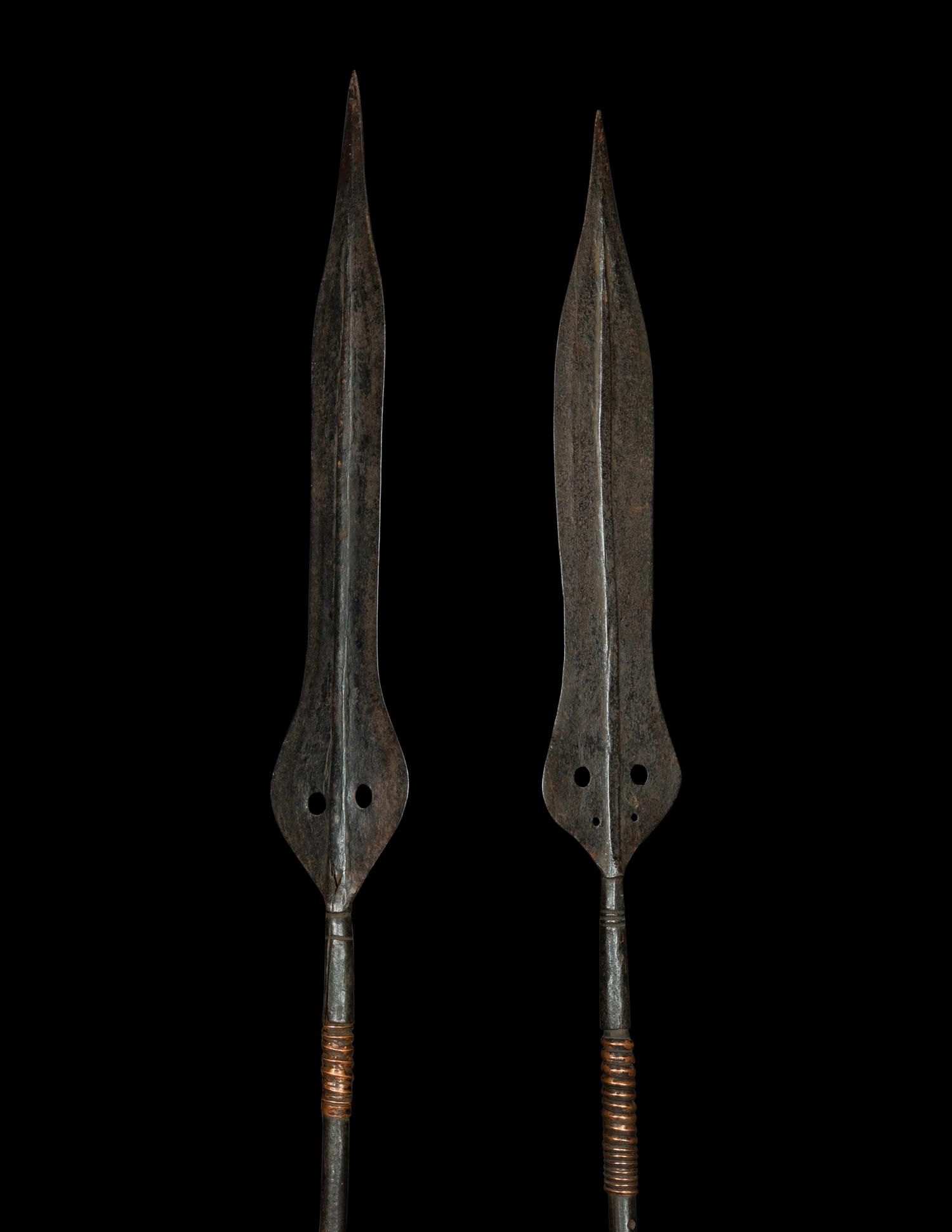 Four Maasai Warrior Spears