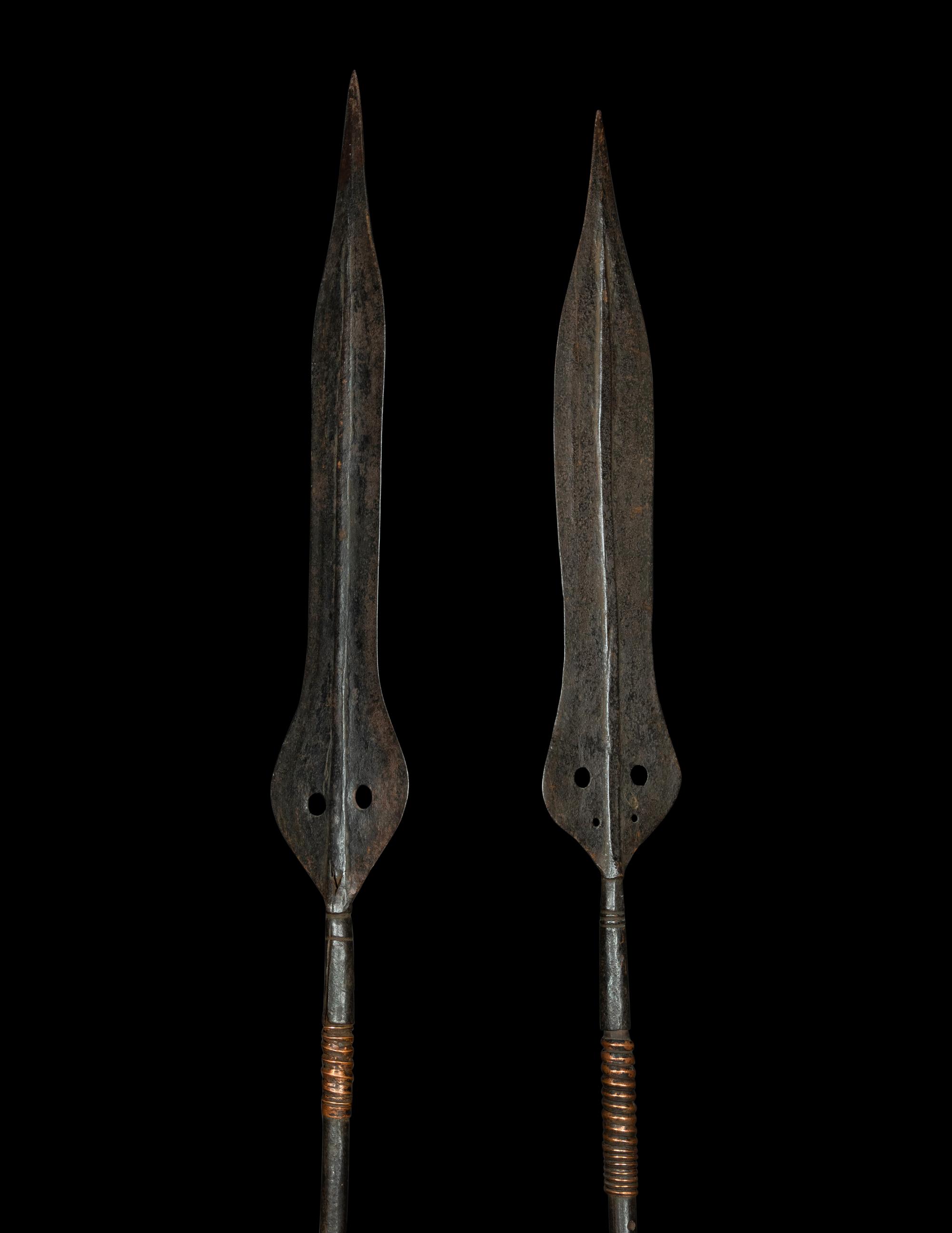 Four Maasai Warrior Spears