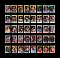 A Collection of 1988 Fleer Signed Autograph Basketball Cards (52)