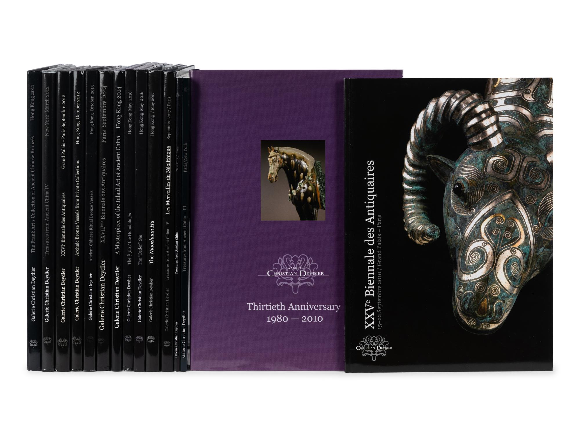 [CATALOGUES - CHRISTIAN DEYDIER] A group of catalogues of Galerie Christian Deydier, comprising: