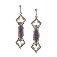 ARMENTA, DIAMOND AND MULTIGEM DROP EARRINGS