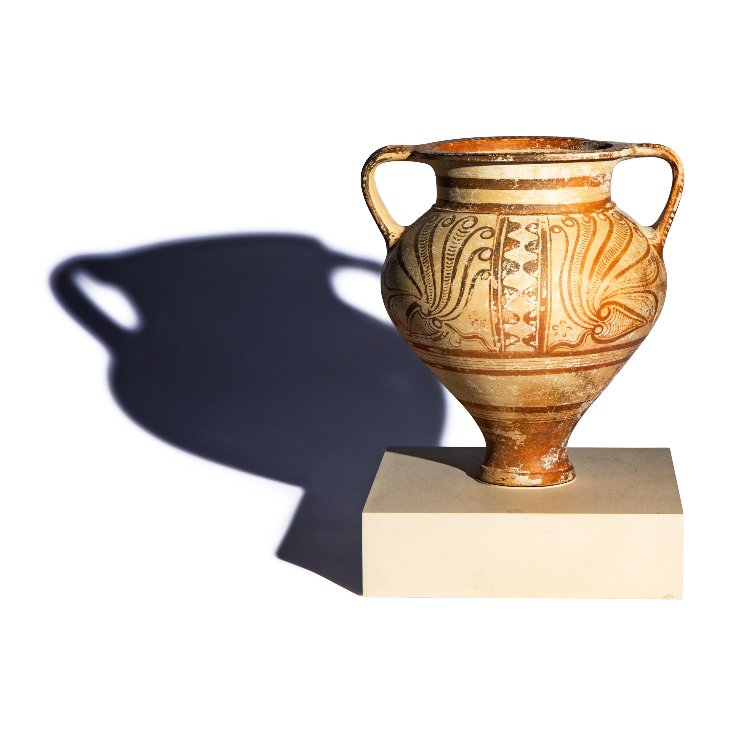 A Minoan Terracotta Amphoroid Krater