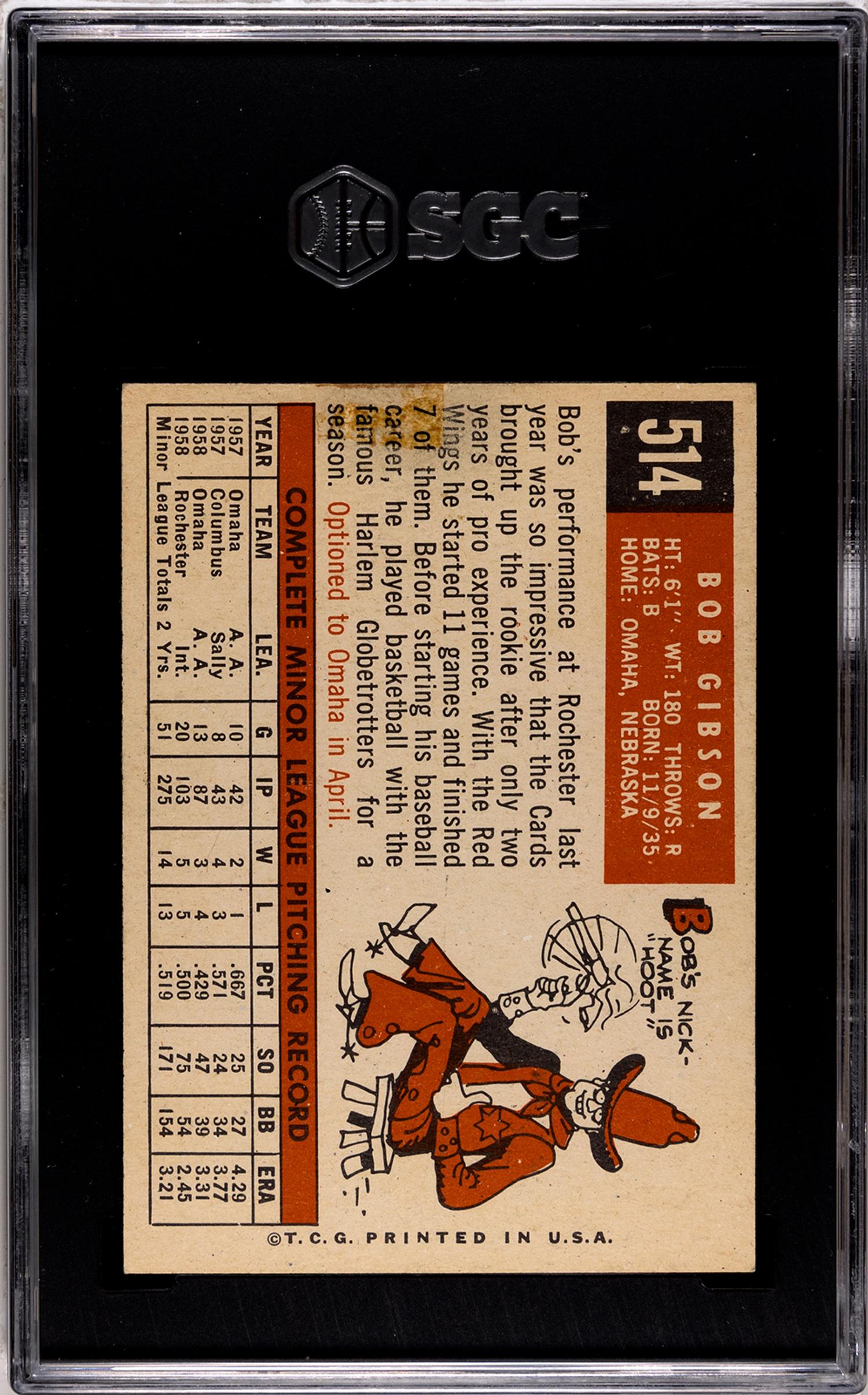 A Complete Set of 1959 Topps Baseball Cards Including SGC Graded Key Cards (572/572),