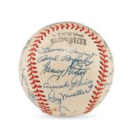 A 1954 Minneapolis Miners Team Signed Autograph Baseball