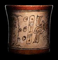 A Maya Codex Style Cylinder Vessel