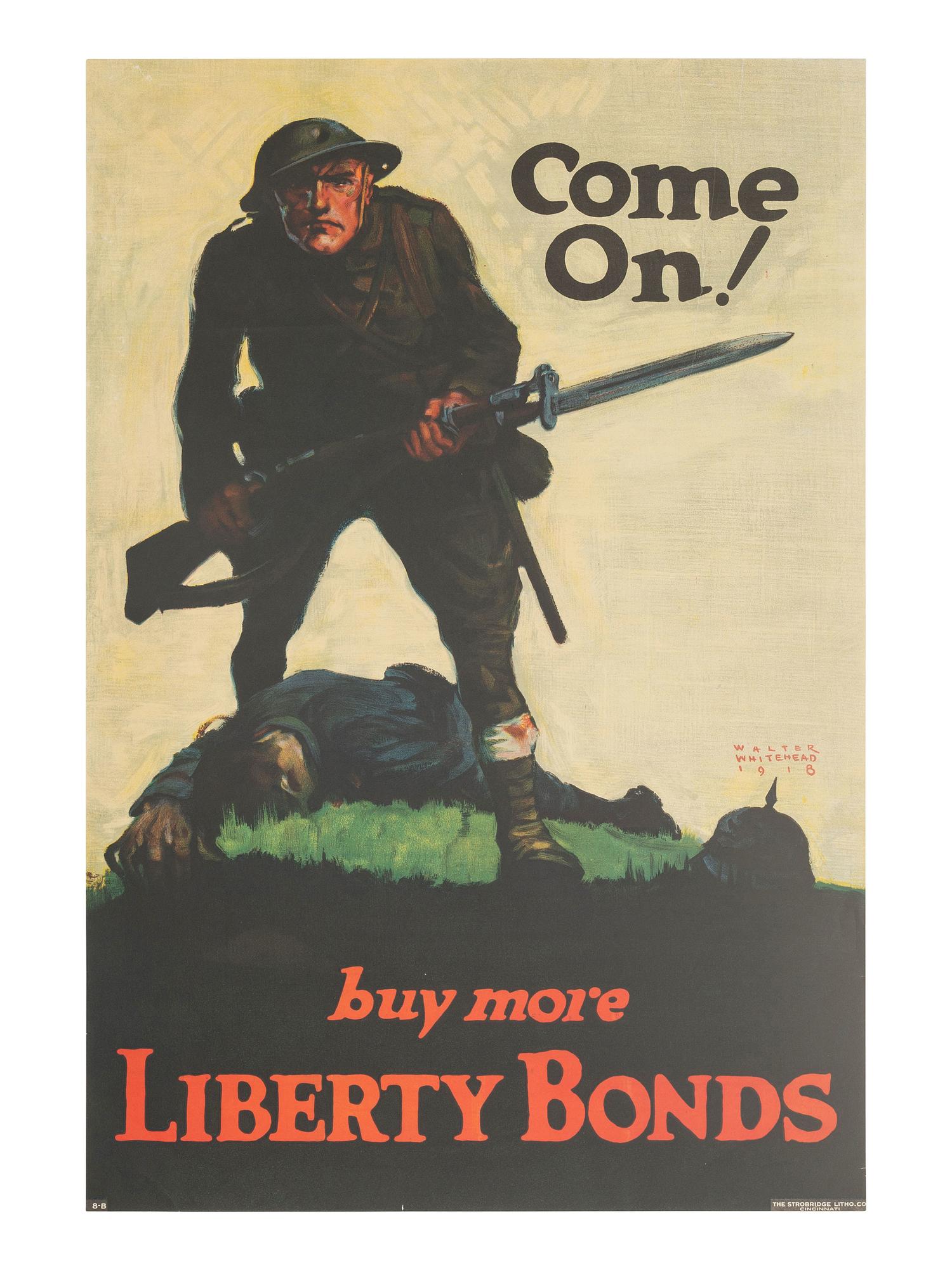 [WWI]. 4 posters promoting Liberty Bonds and War Savings Stamps.