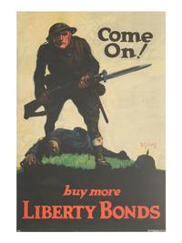 [WWI]. 4 posters promoting Liberty Bonds and War Savings Stamps.