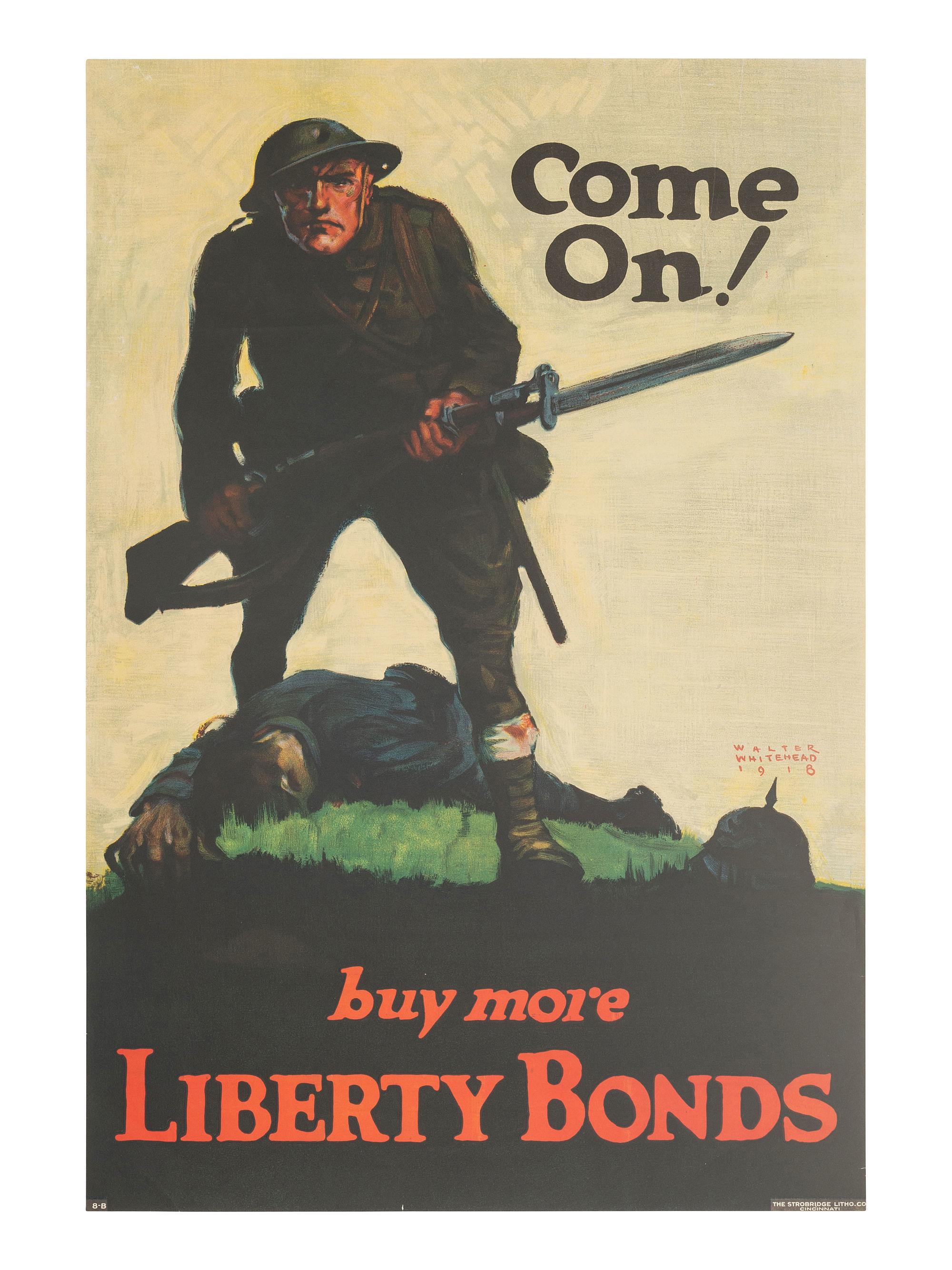 [WWI]. 4 posters promoting Liberty Bonds and War Savings Stamps.