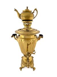 A Russian Brass Samovar — 19TH/20TH CENTURY