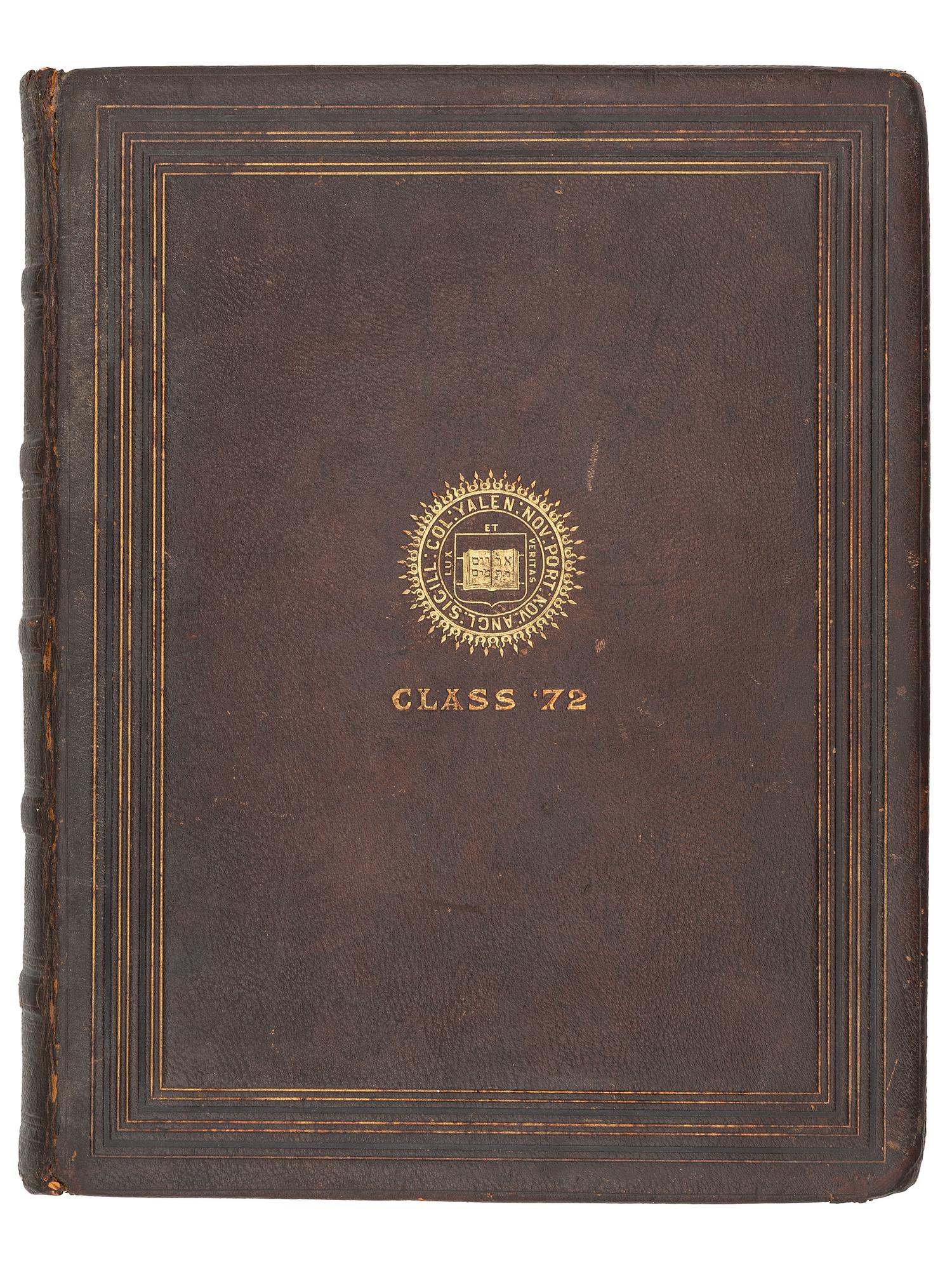 [EARLY PHOTOGRAPHY - AFRICAN AMERICANA]. Yale College, 1872 . Album containing photographs of faculty, students, and staff, highlighted by 5 portraits of African American subjects.