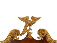 A Federal Style Mahogany and Parcel-Gilt Mirror
