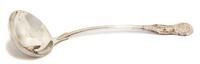 An American Silver Punch Ladle, Gale & Willis, New York, NY, 20th Century,