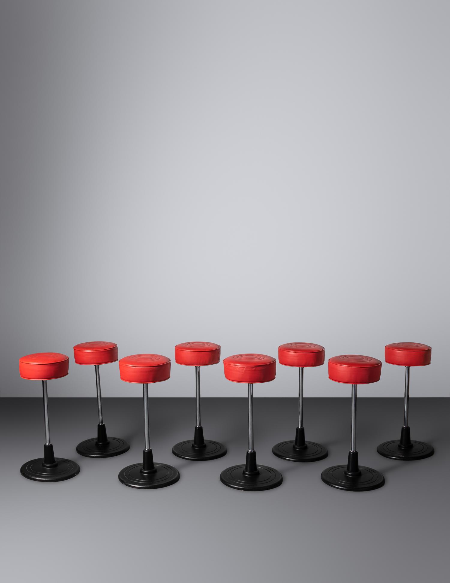Set of Eight No. 1 Barstools ClassiCon, Germany
