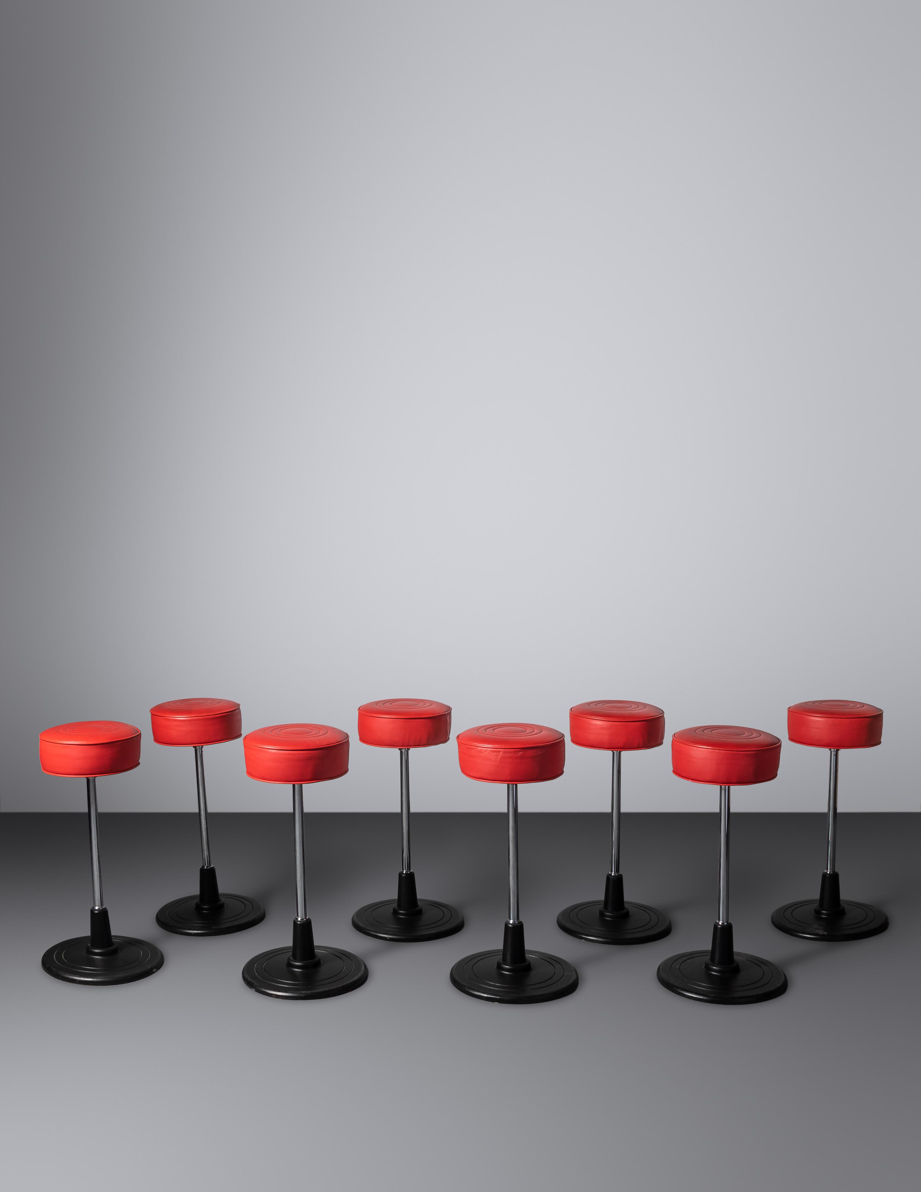 Set of Eight No. 1 Barstools ClassiCon, Germany