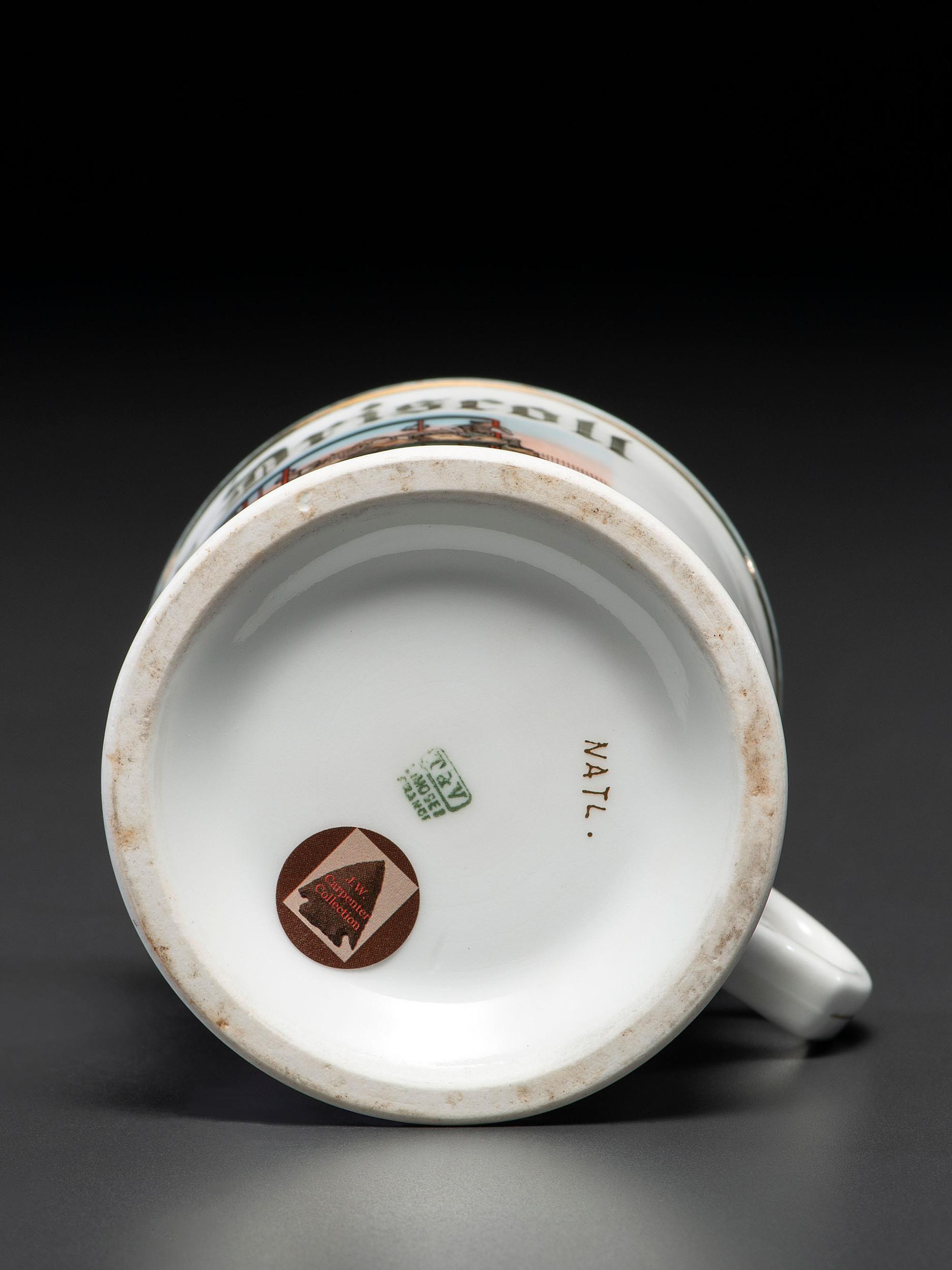 An Express Deliveryman's Porcelain Occupational Shaving Mug