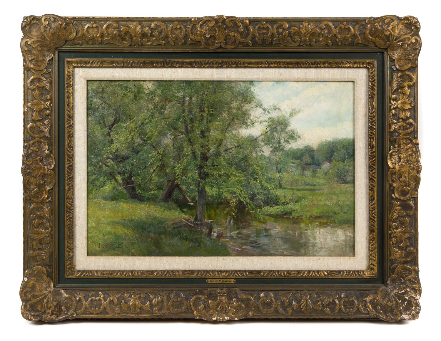 Olive Parker Black, (American, 1868-1948), River Landscape