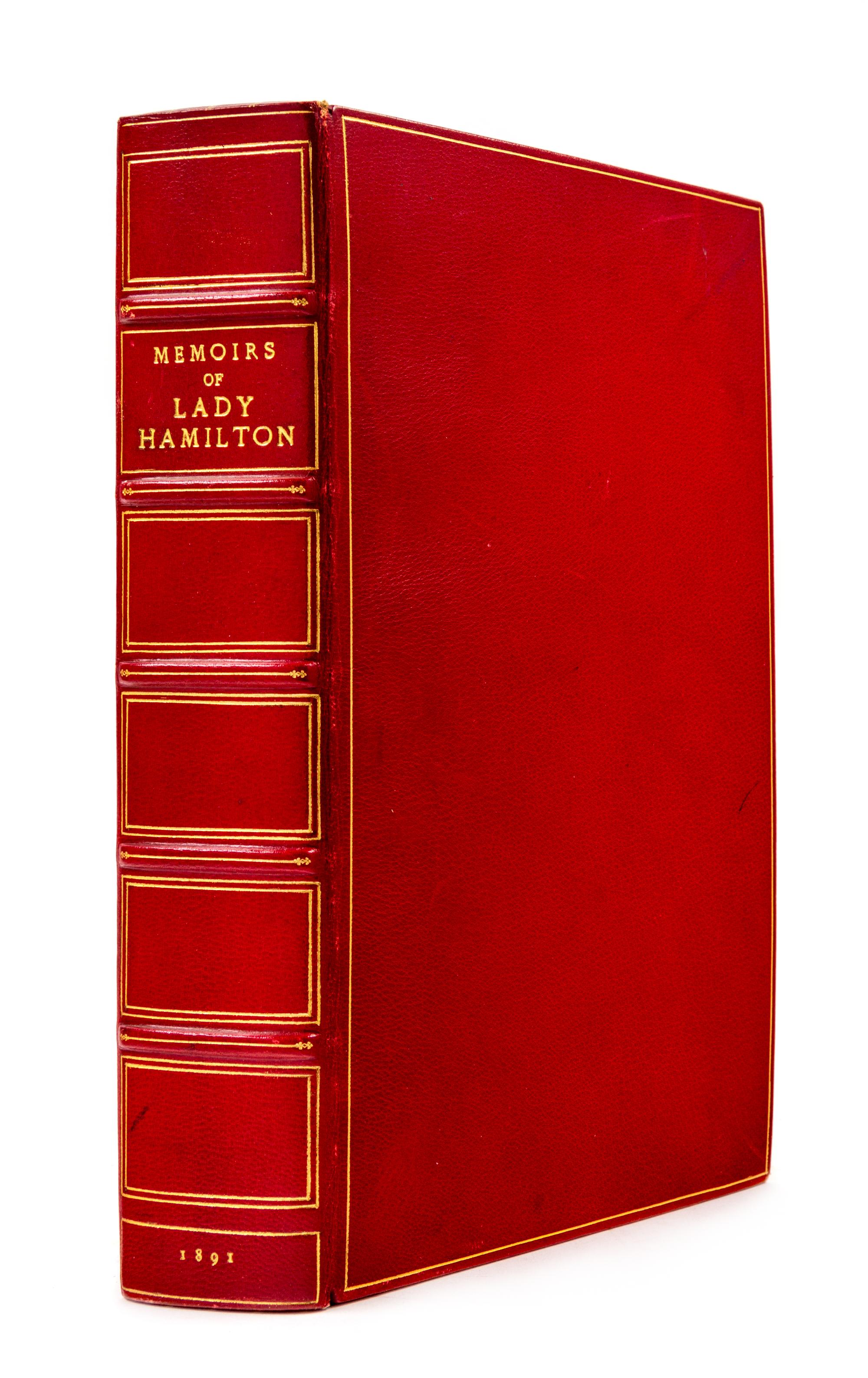 [BINDING]. LONG, W.H., editor. Memoirs of Emma Lady Hamilton with Anecdotes of her Friends and Contemporaries. London, 1891.