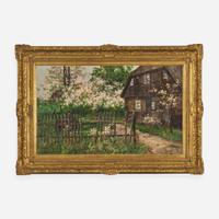 Elisabeth von Eicken (German, 1862–D.C. 1938) Cottage Scene in Spring