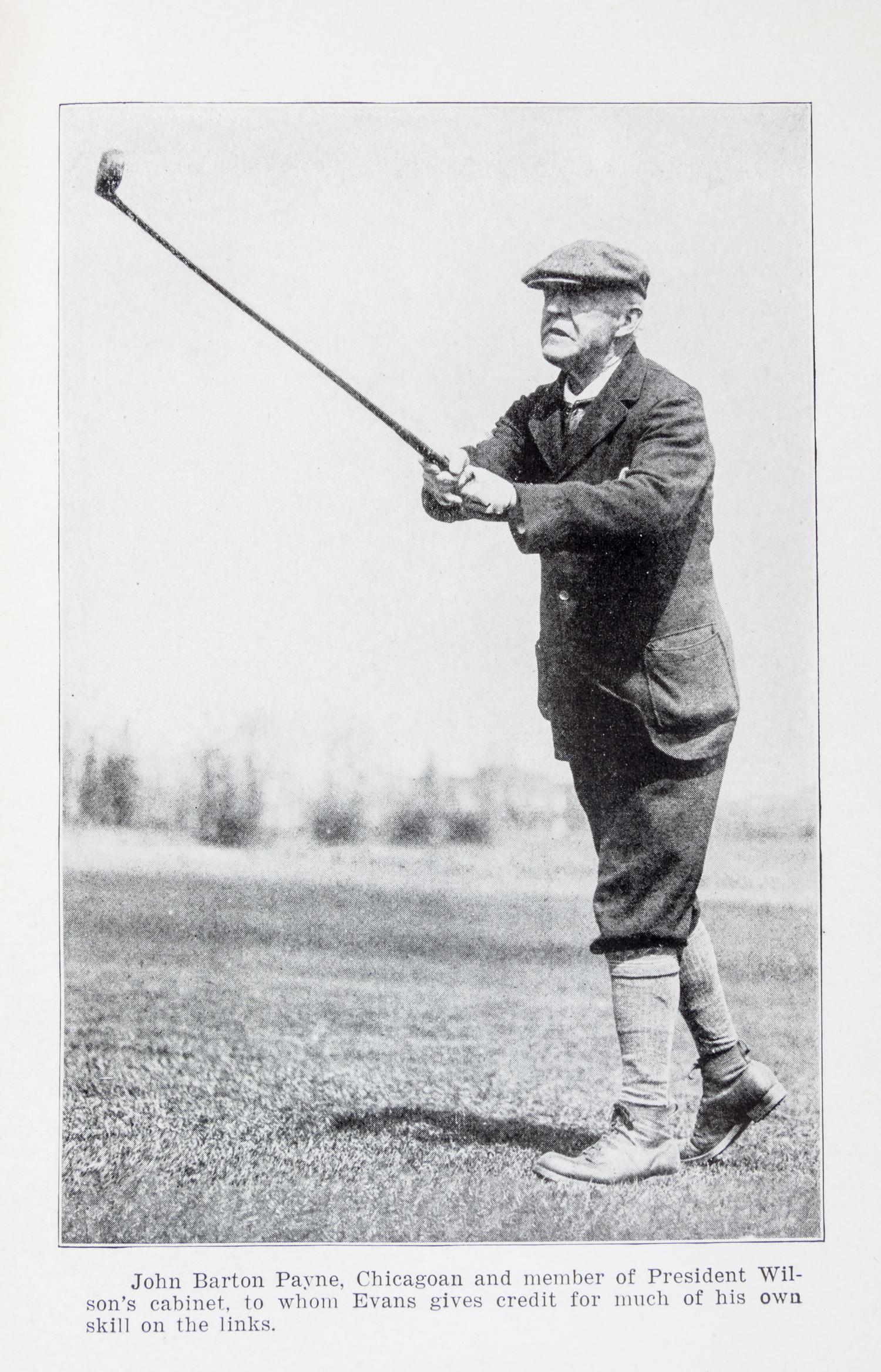 (GOLF) EVANS, CHICK. Chick Evans' Golf Book. NY, 1921. Signed.