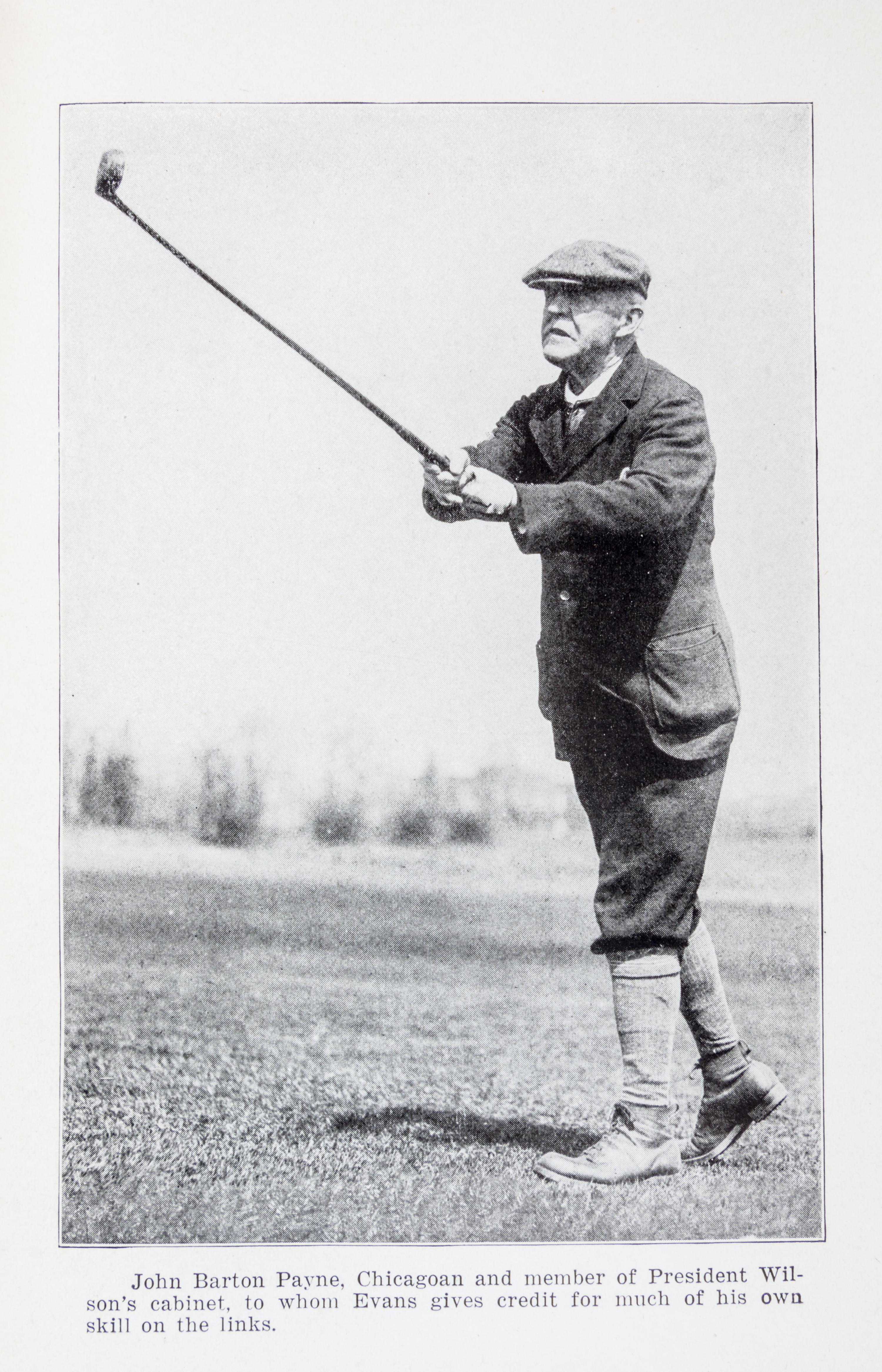 (GOLF) EVANS, CHICK. Chick Evans' Golf Book. NY, 1921. Signed.