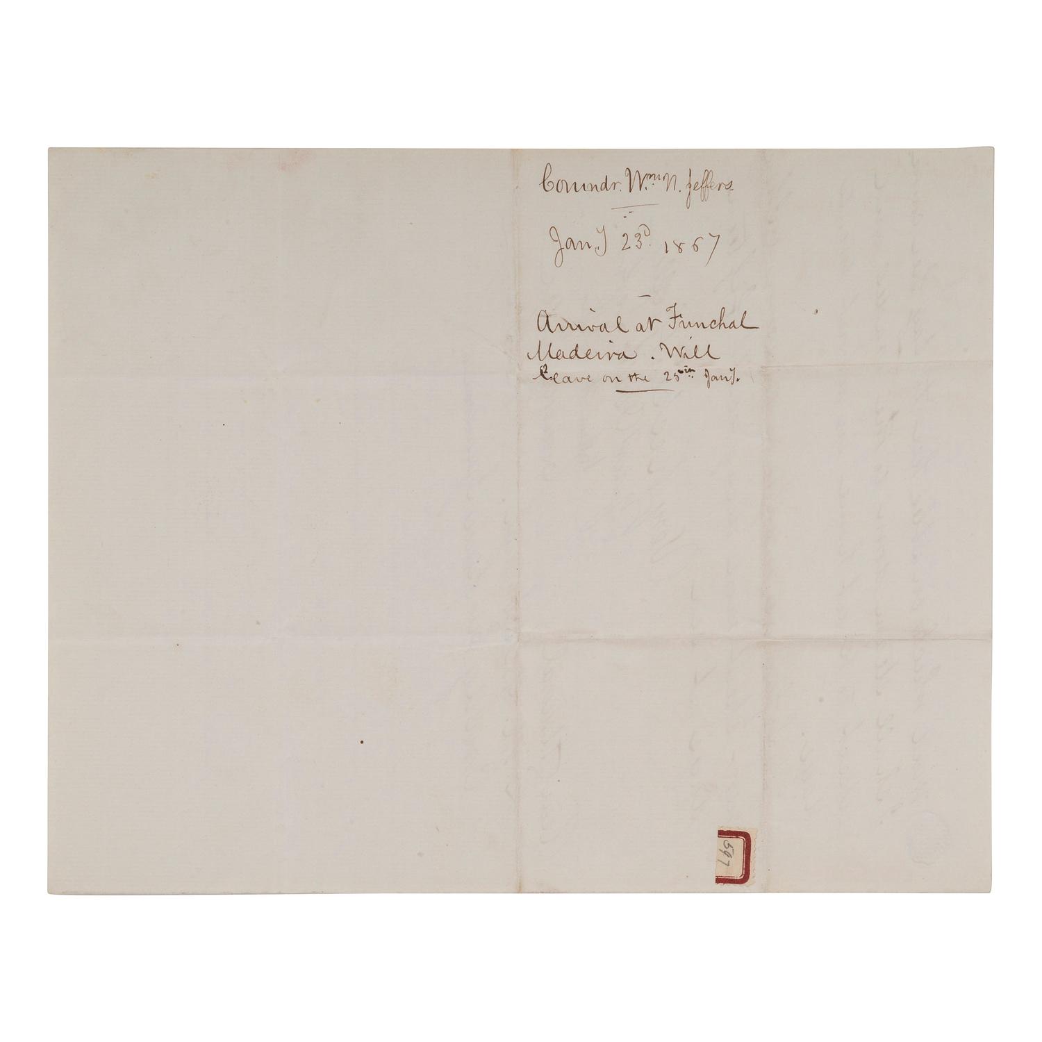 [CIVIL WAR] - [LINCOLN ASSASSINATION]. A group of 3 documents related to the Lincoln kidnapping and assassination plot, and the USS Swatara's pursuit of an alleged conspirator, comprising: