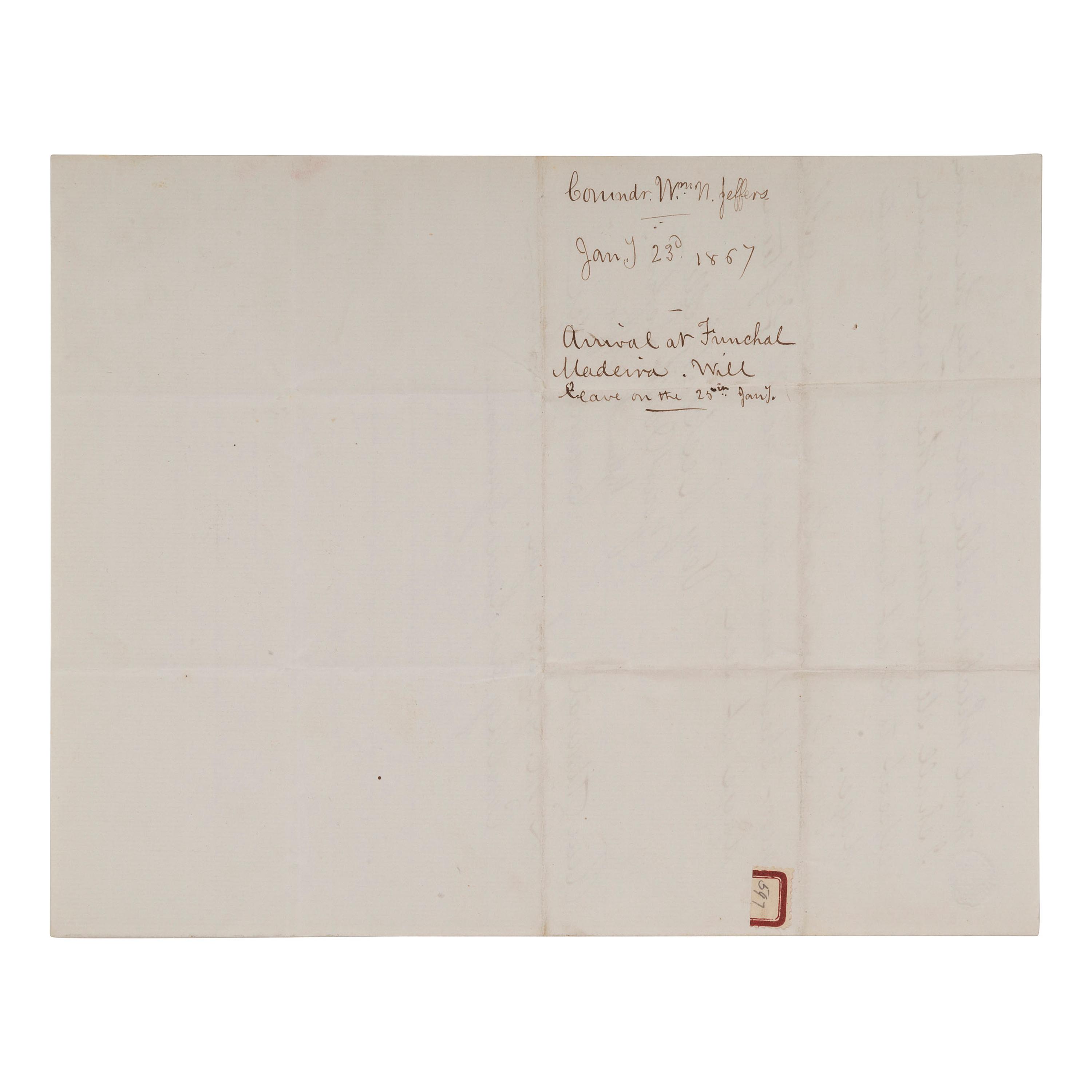 [CIVIL WAR] - [LINCOLN ASSASSINATION]. A group of 3 documents related to the Lincoln kidnapping and assassination plot, and the USS Swatara's pursuit of an alleged conspirator, comprising: