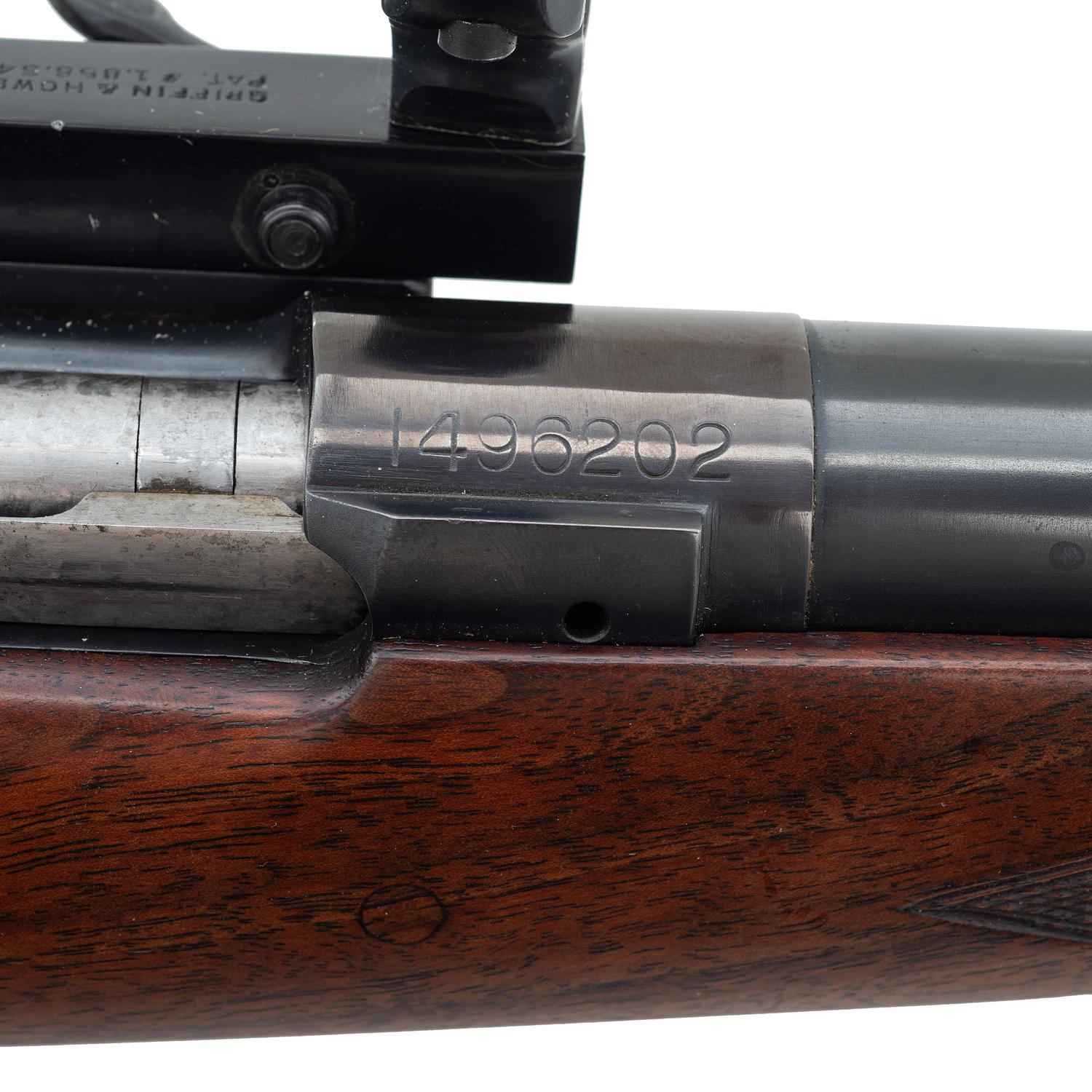 *Custom Springfield 1903 Sporting Rifle with Griffin & Howe Mounts, attributed to John Oberlies
