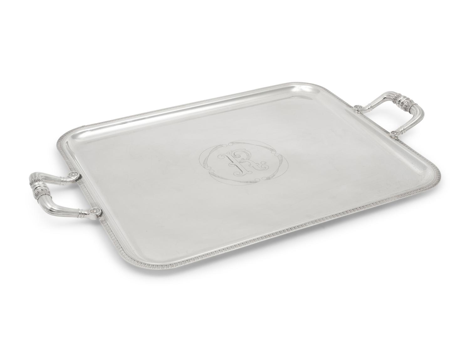A Christofle Silver-Plate Serving Tray