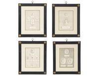 Four Copper Plate Engravings by Giovanni Domenico Campleglia (Italian, 1692-1768)