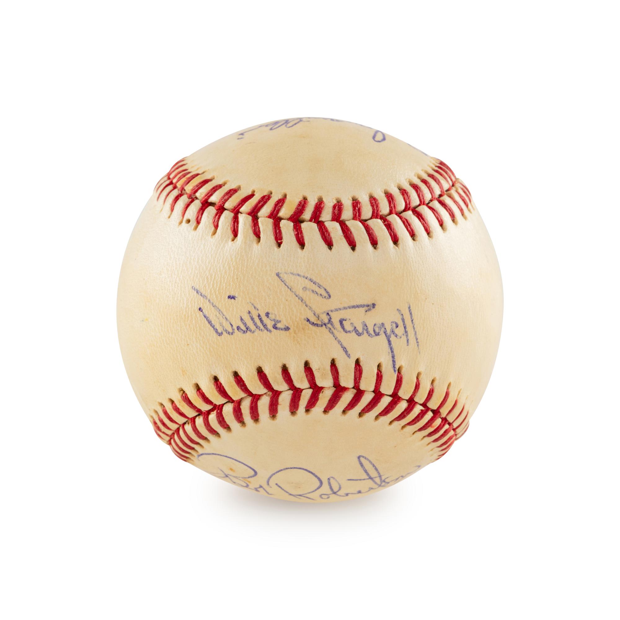 A Multi Signed Pittsburgh Pirates Greats Autograph Baseball Featuring Roberto Clemente (Beckett Authentication Services)