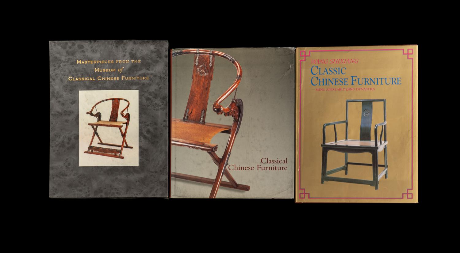 [CHINESE FURNITURE] A Group of Reference Books about Chinese Furniture