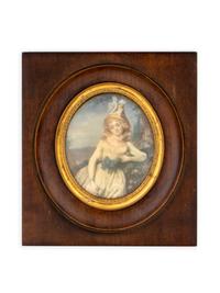 A Continental Portrait Miniature — 19TH CENTURY