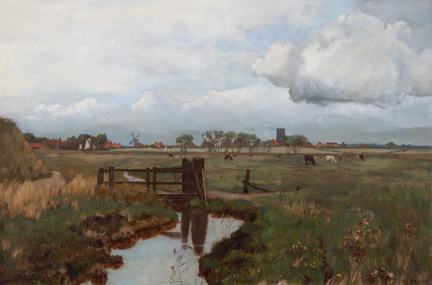 George Edward Cook, (British, 1880-1905), At Pasture