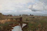 George Edward Cook, (British, 1880-1905), At Pasture