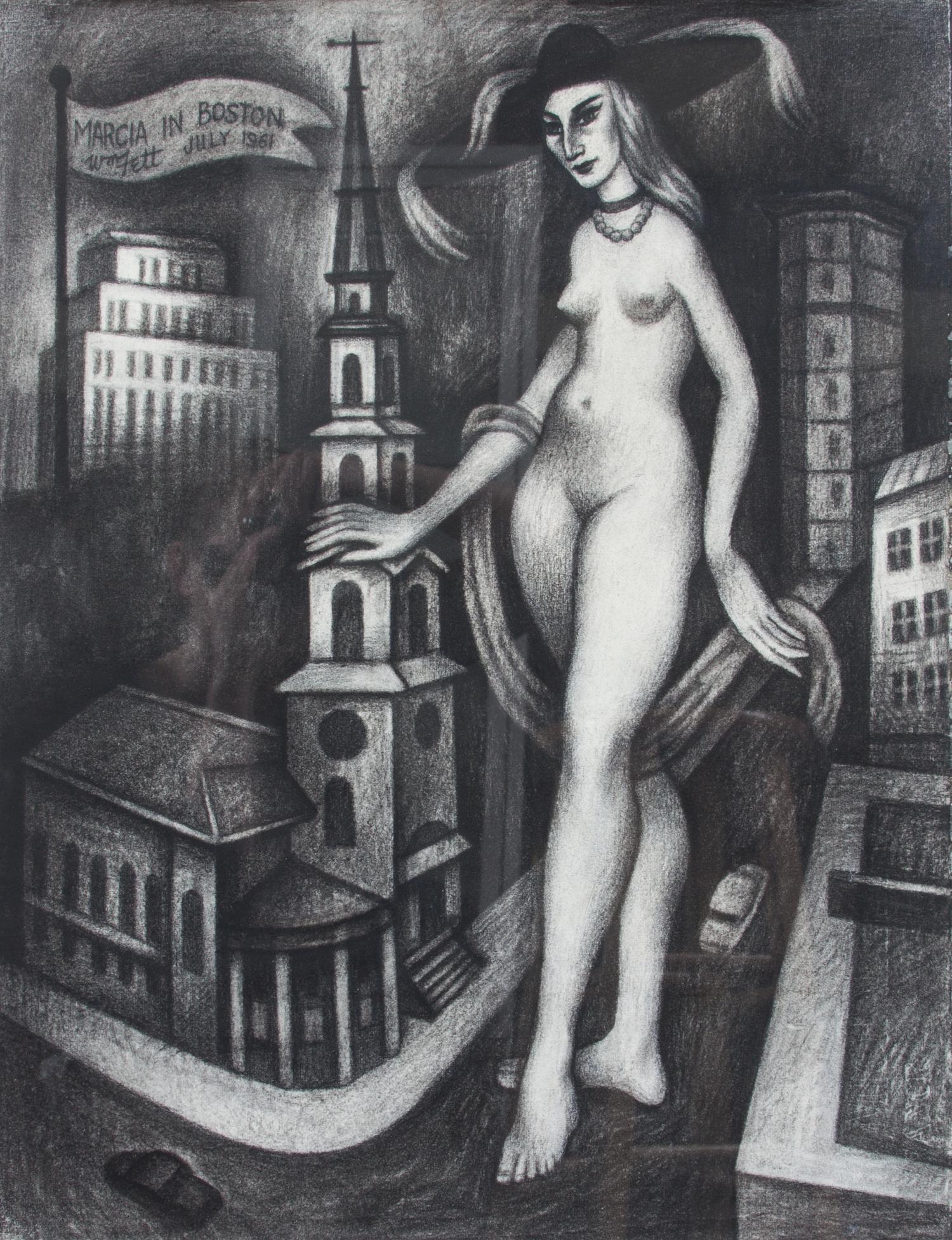 William Fett, (Missouri, 1918-2006), Marcia in Boston, 1961