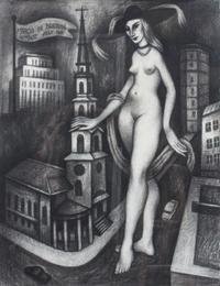 William Fett, (Missouri, 1918-2006), Marcia in Boston, 1961
