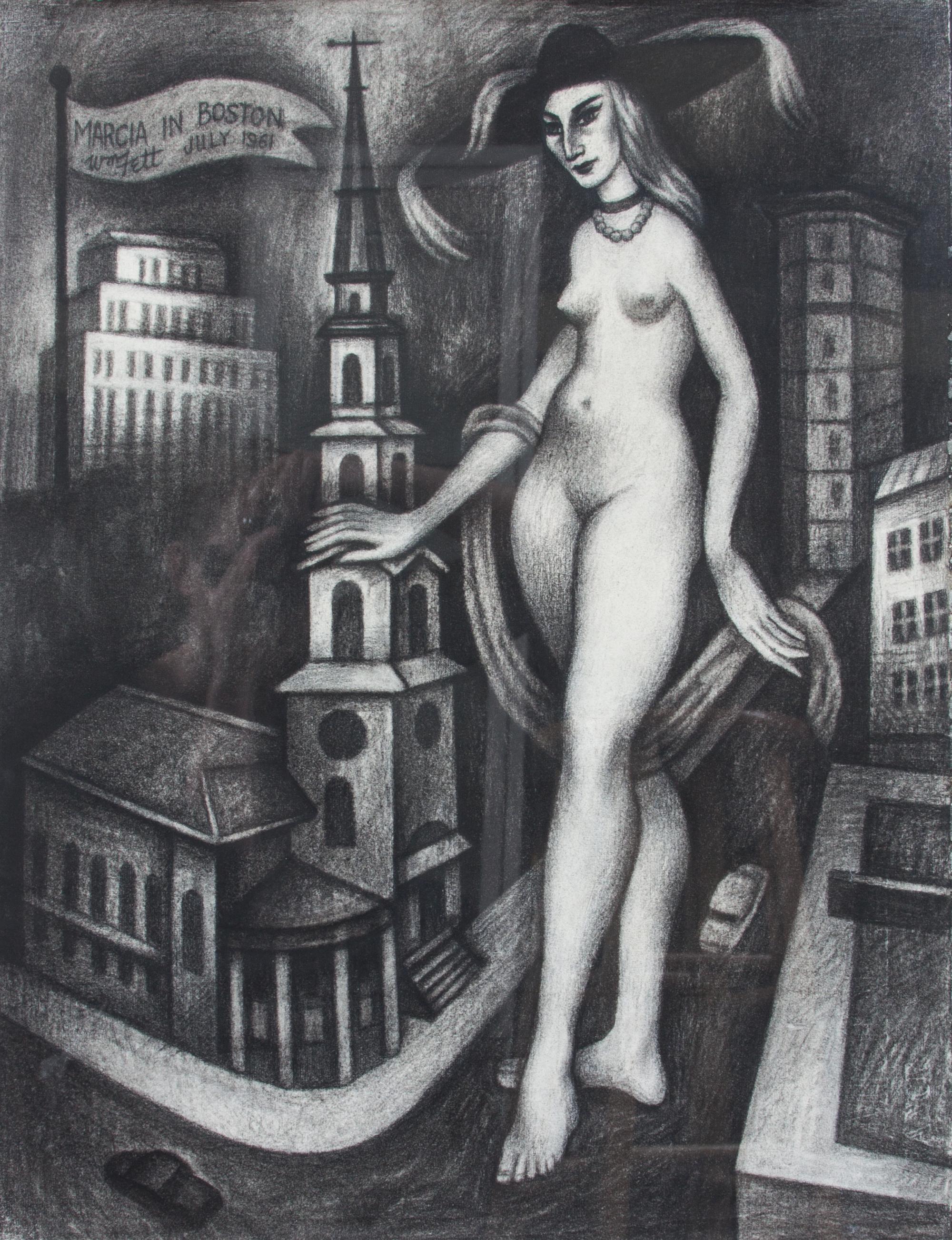 William Fett, (Missouri, 1918-2006), Marcia in Boston, 1961