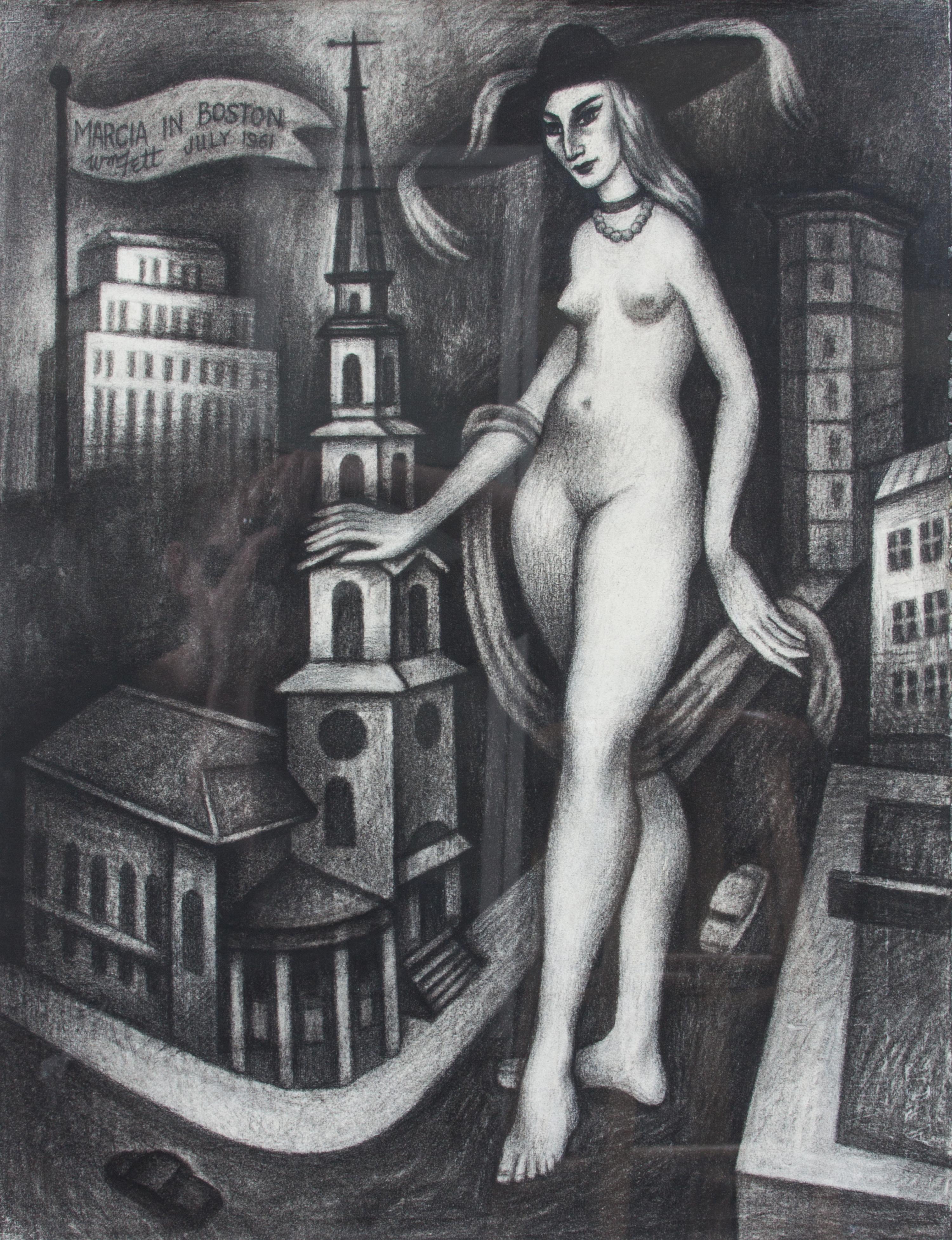 William Fett, (Missouri, 1918-2006), Marcia in Boston, 1961