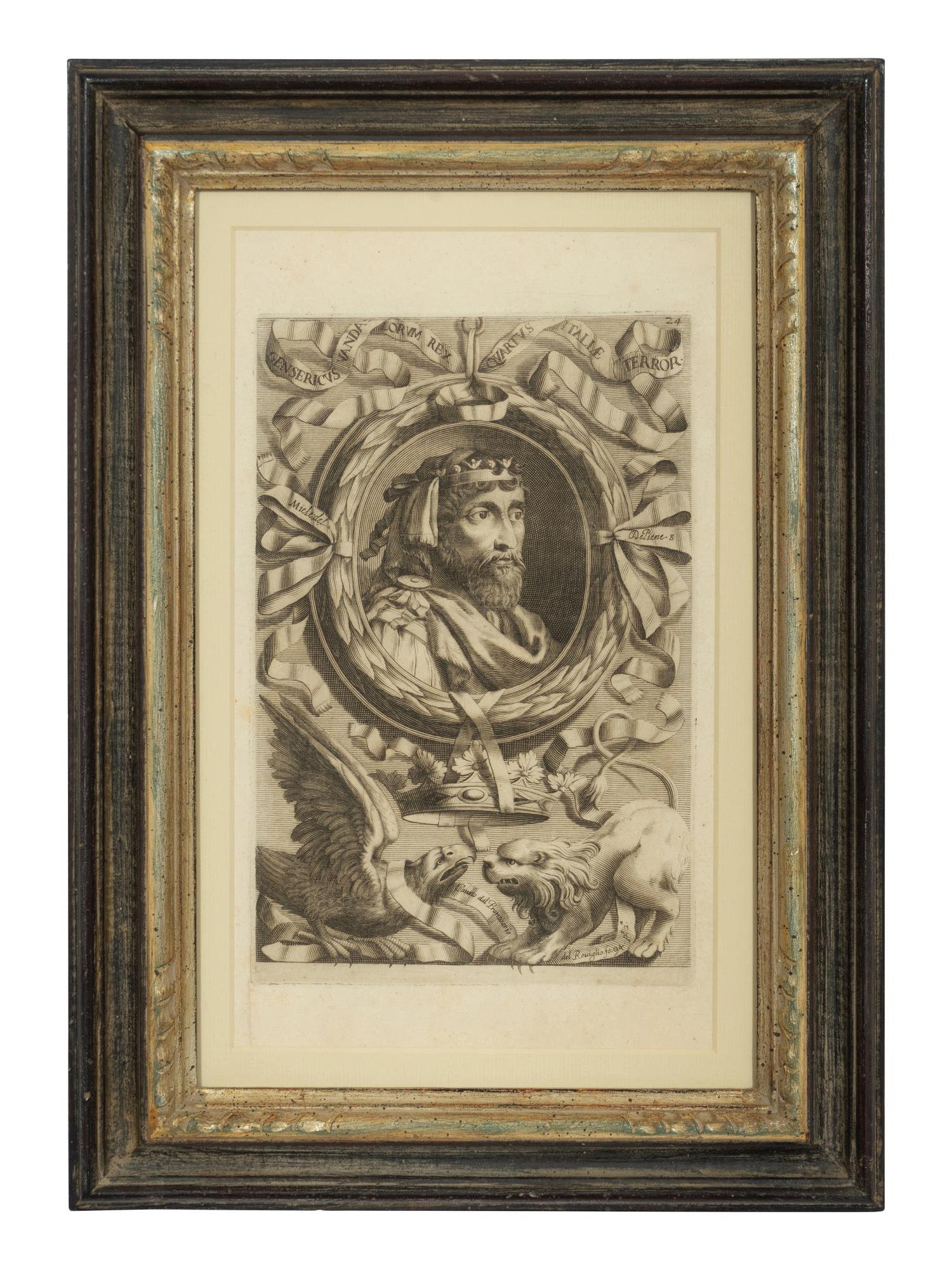 A Set of Eight Italian Engravings