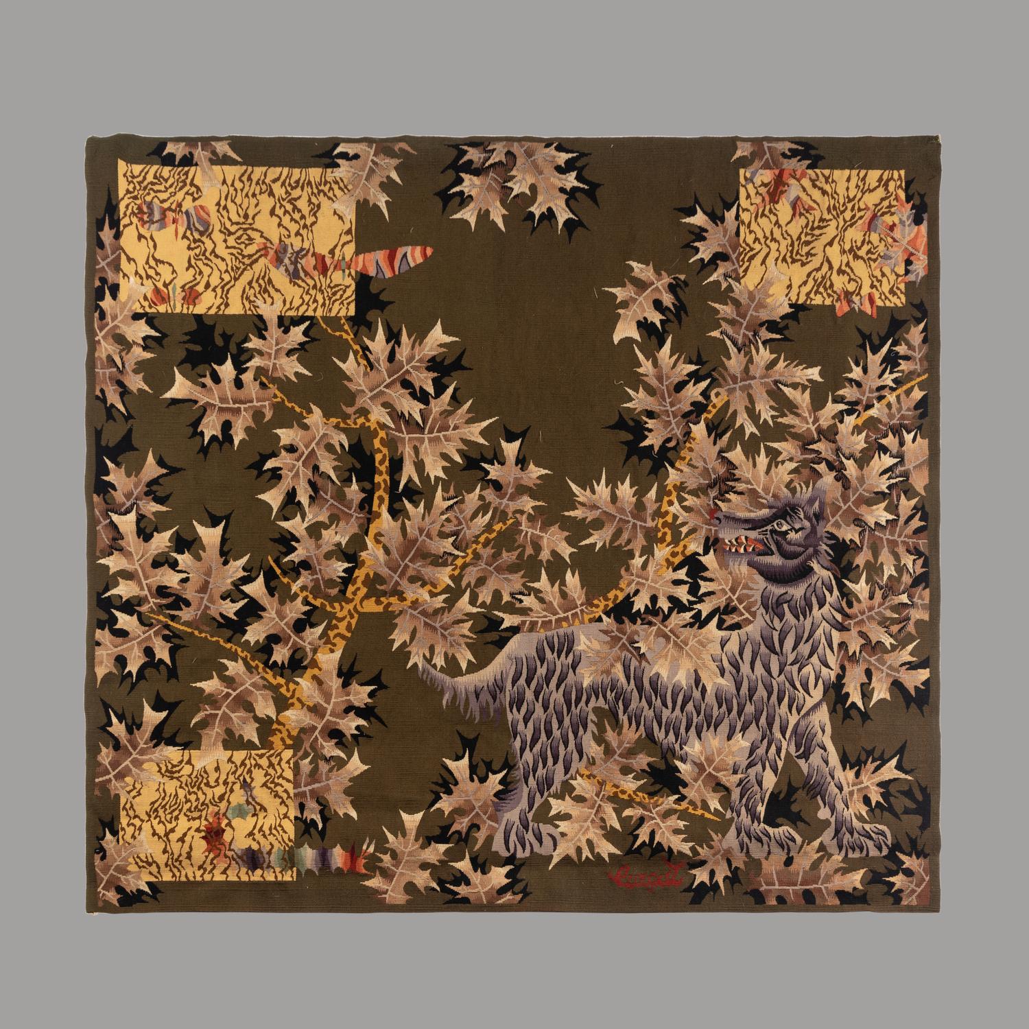 Les Loup et Les Insectes Tapestery, c. 1945 France