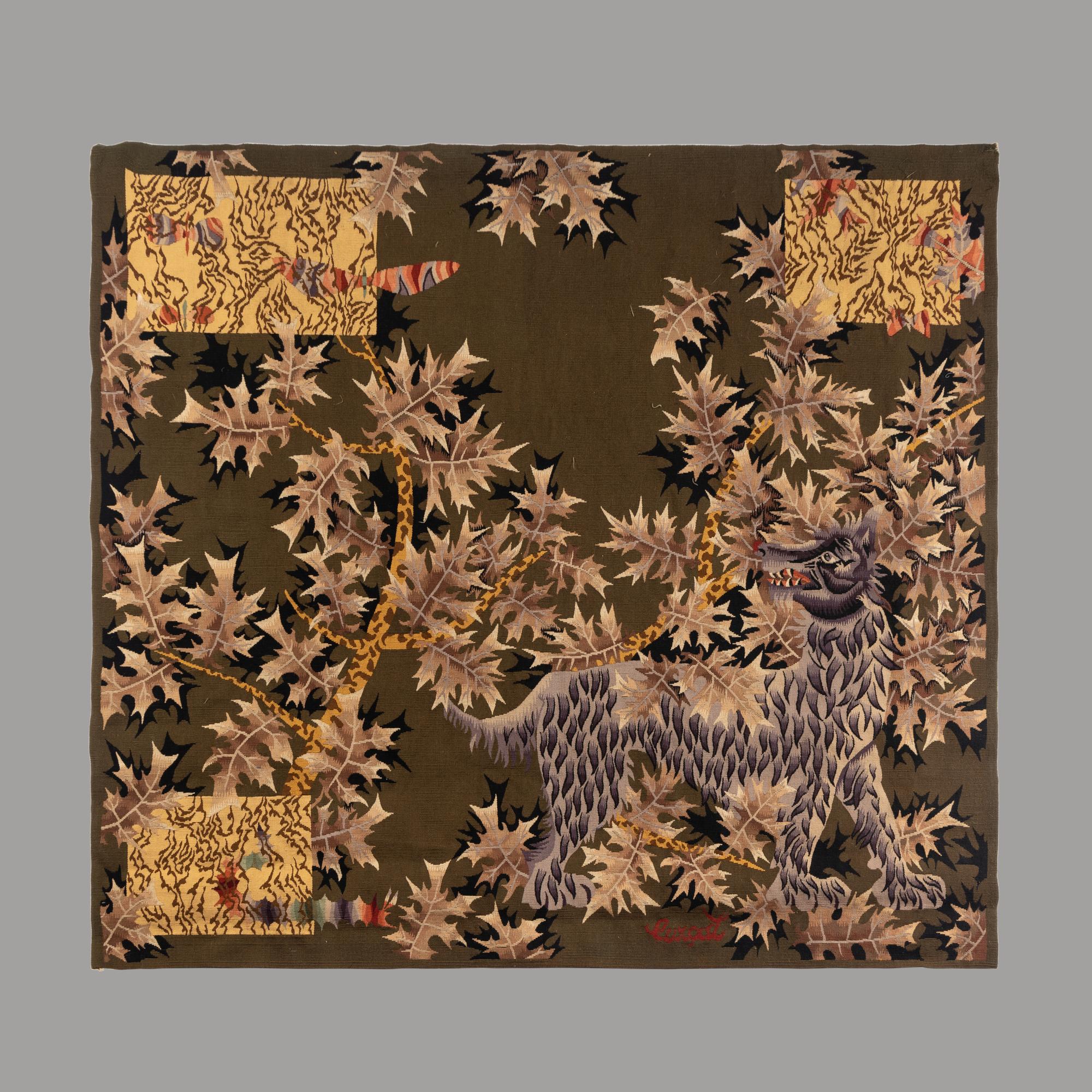 Les Loup et Les Insectes Tapestery, c. 1945 France