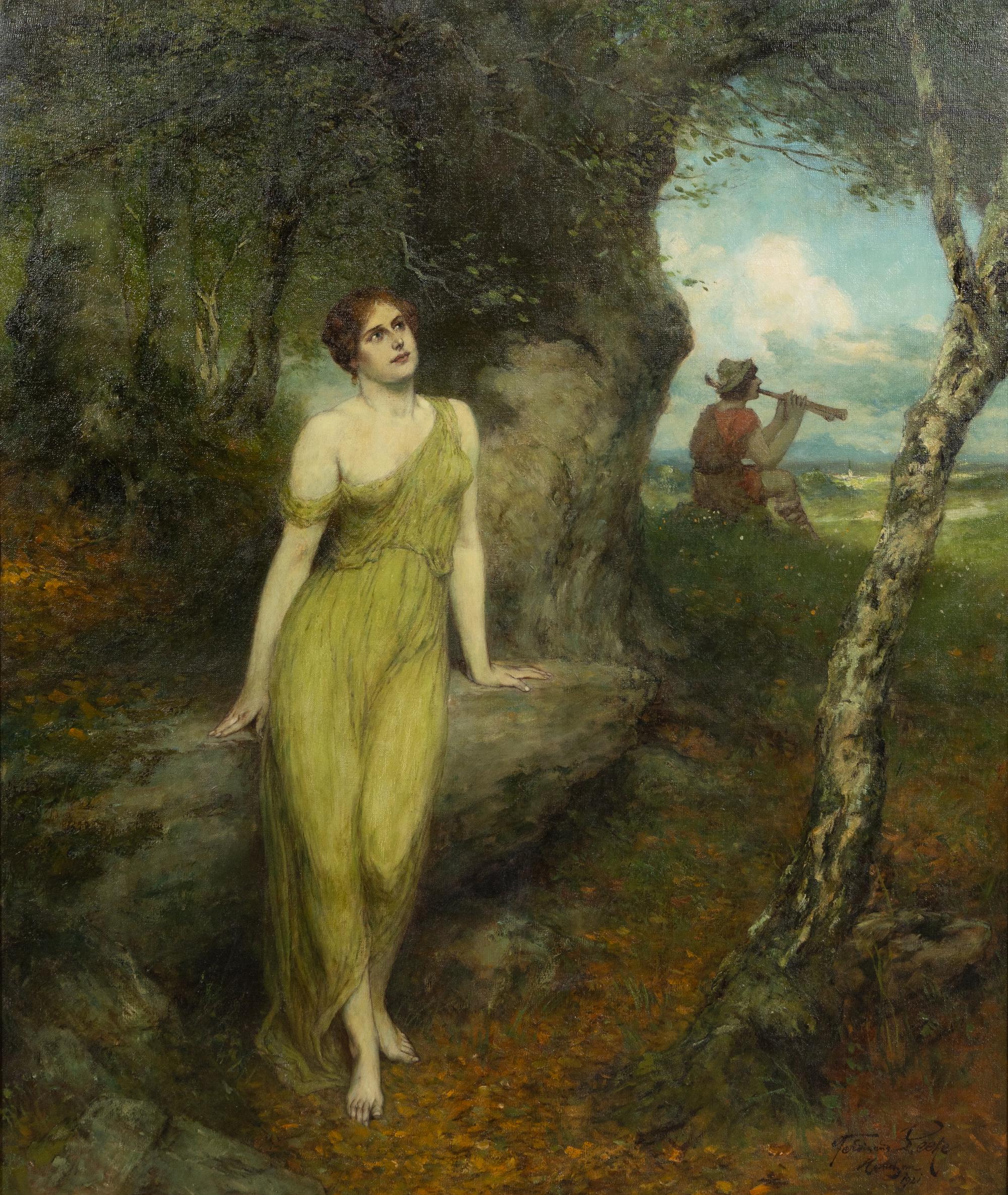 Maiden and Troubadour , 1921