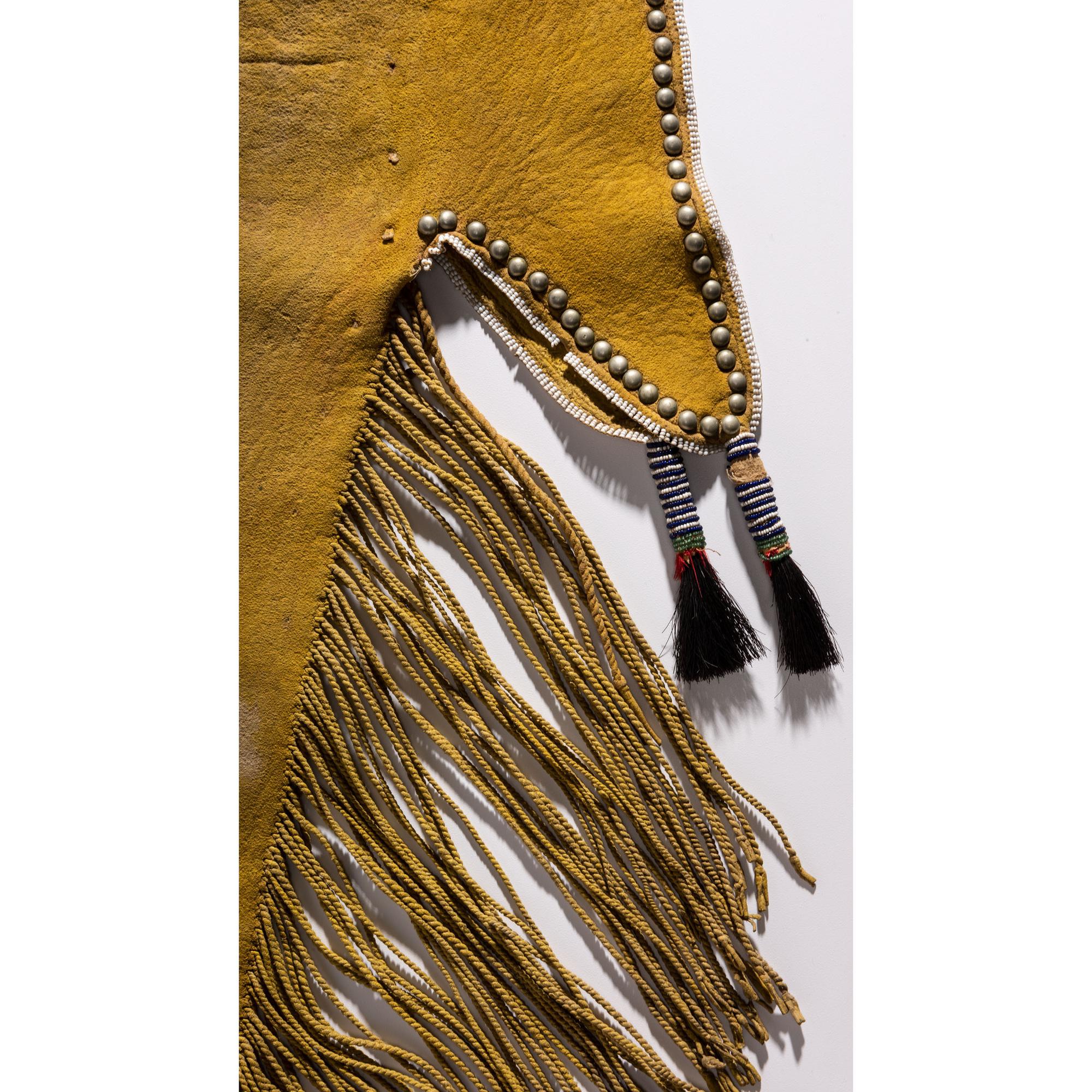 Kiowa Beaded Hide Leggings