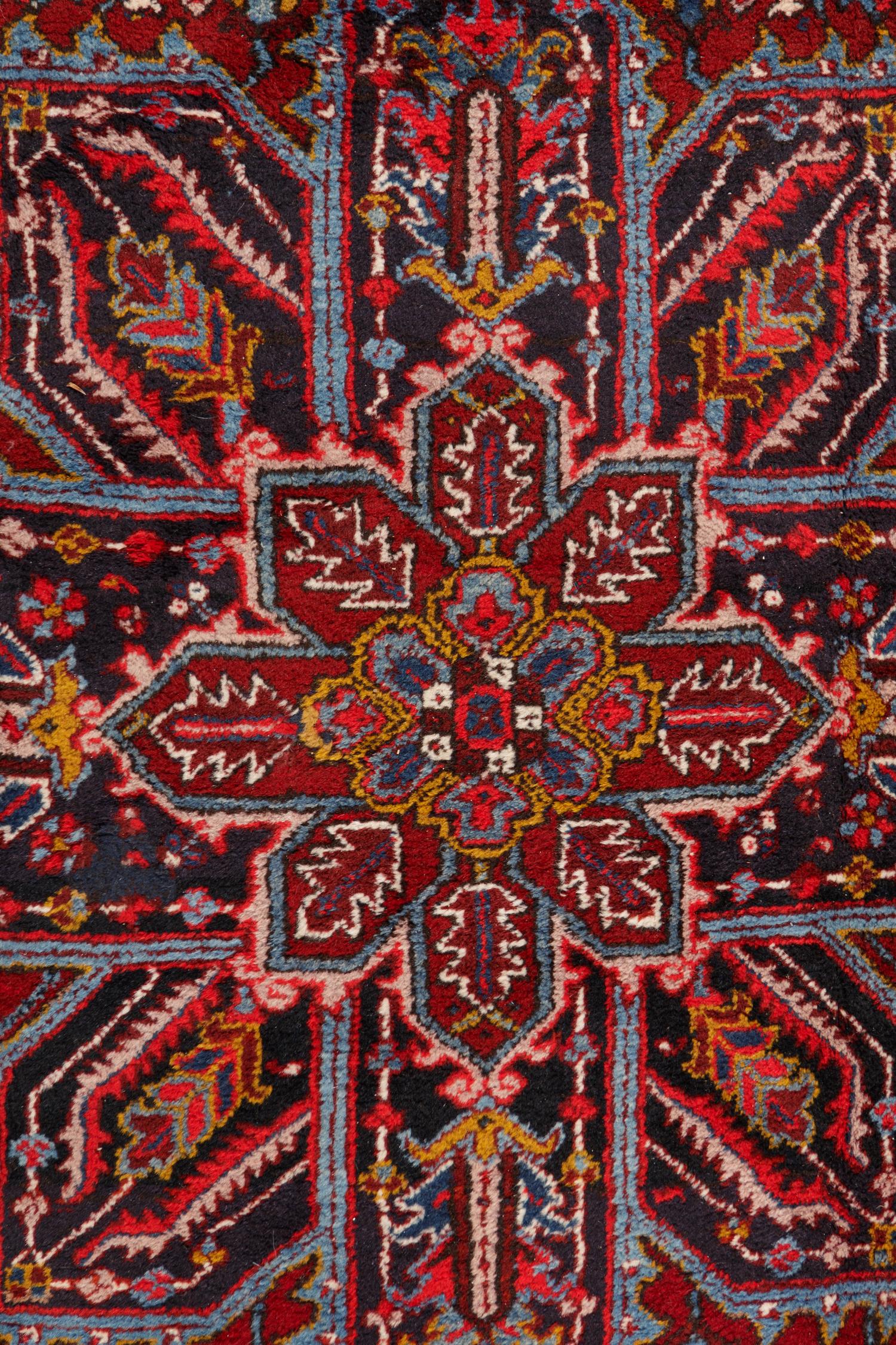 A Heriz Wool Rug