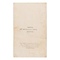 [African American]. [Shaw, Robert Gould (1837-1863)]. -- Whipple, John Adams (1822-1891), photographer. CDV of Robert Gould Shaw. 1863.