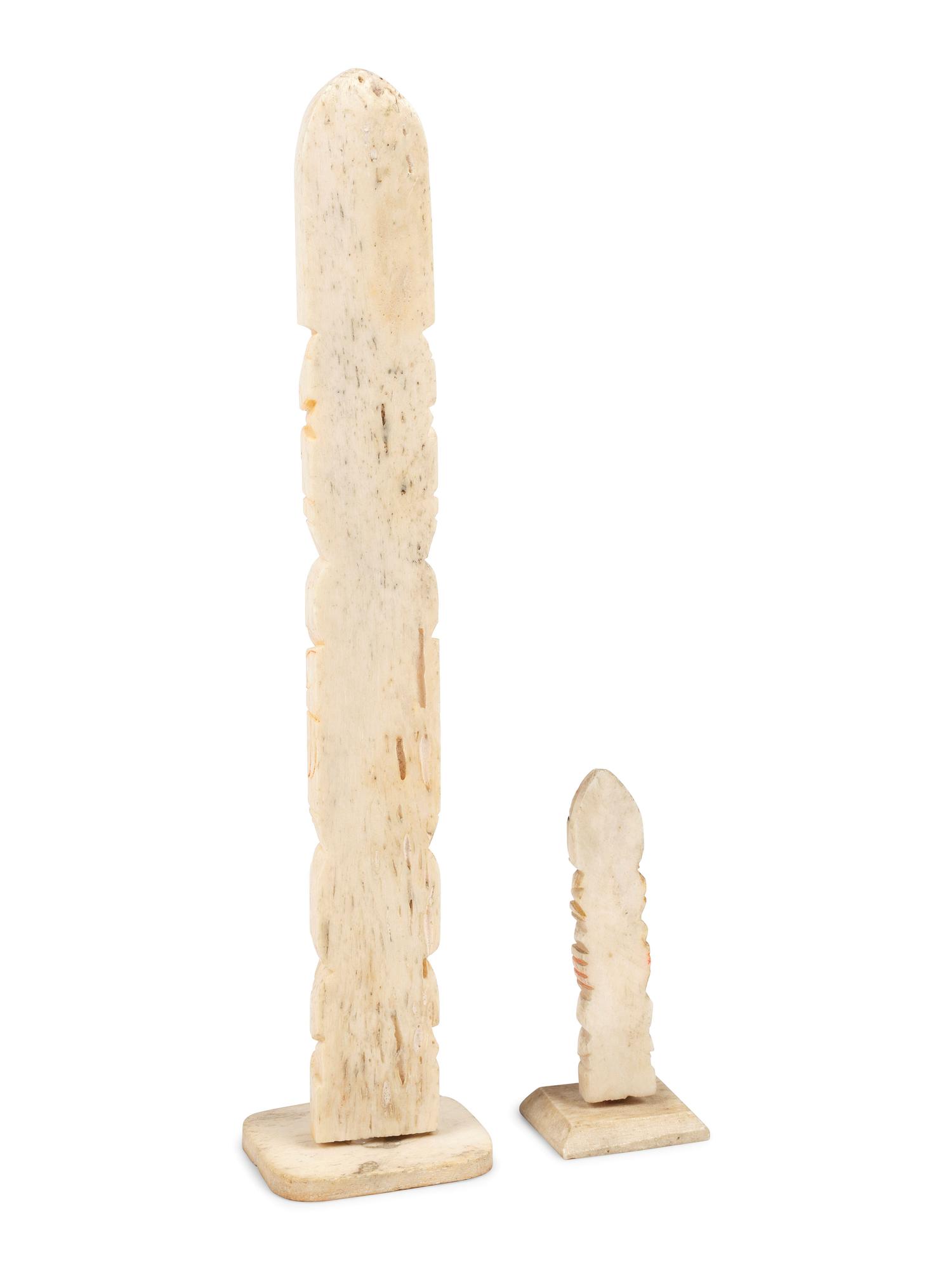 Model Northwest Coast Totem Poles