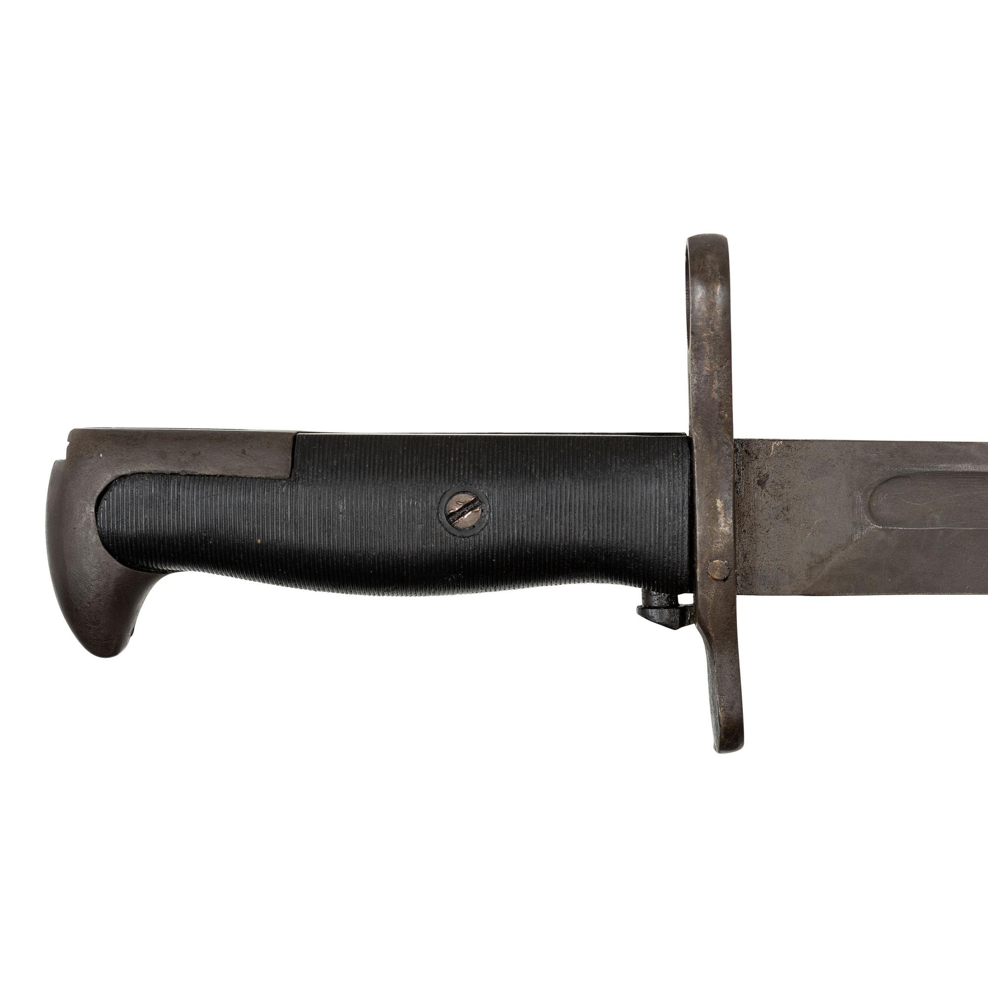 Lot of 3 Edged Weapons Including: French M1874 Gras Bayonet, US M1 Bayonet, Robeson USN Mk 2 Knife