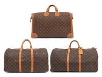 Collection of Three Louis Vuitton Monogram Canvas Bags, 1980-90s