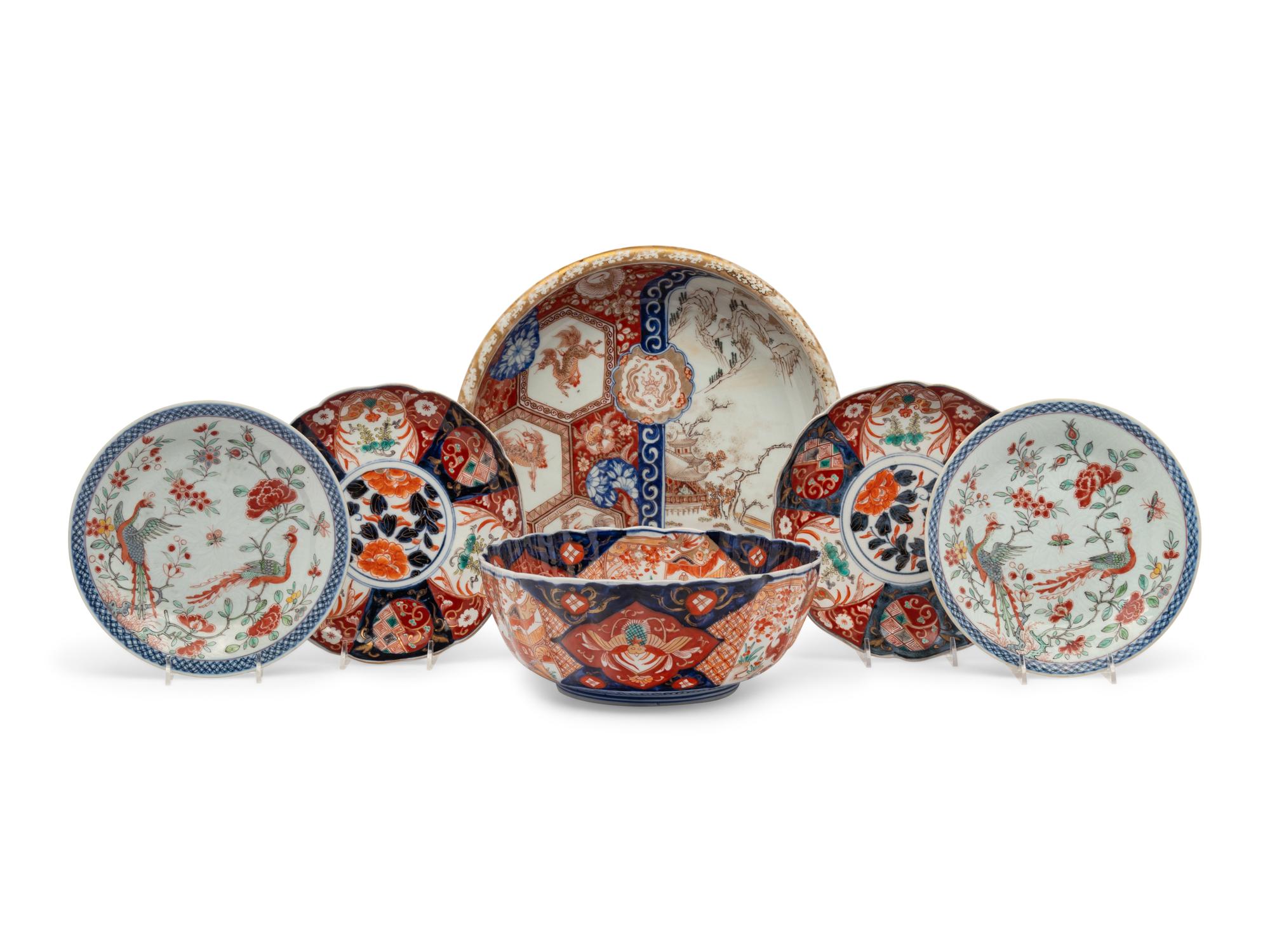 A Group of Japanese Porcelain Articles