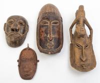 A Collection of Eleven Masks Height of first 20 inches.